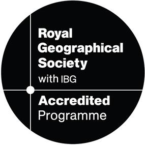 Royal Geographical Society with IBG. Accredited programme