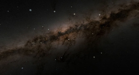 An image of a galaxy in space