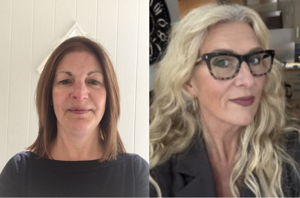 Images of Karen Bingham and Lisa Rhodes