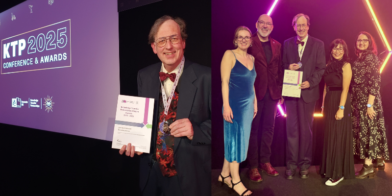 Jim Briggs and members of DRI team at the awards