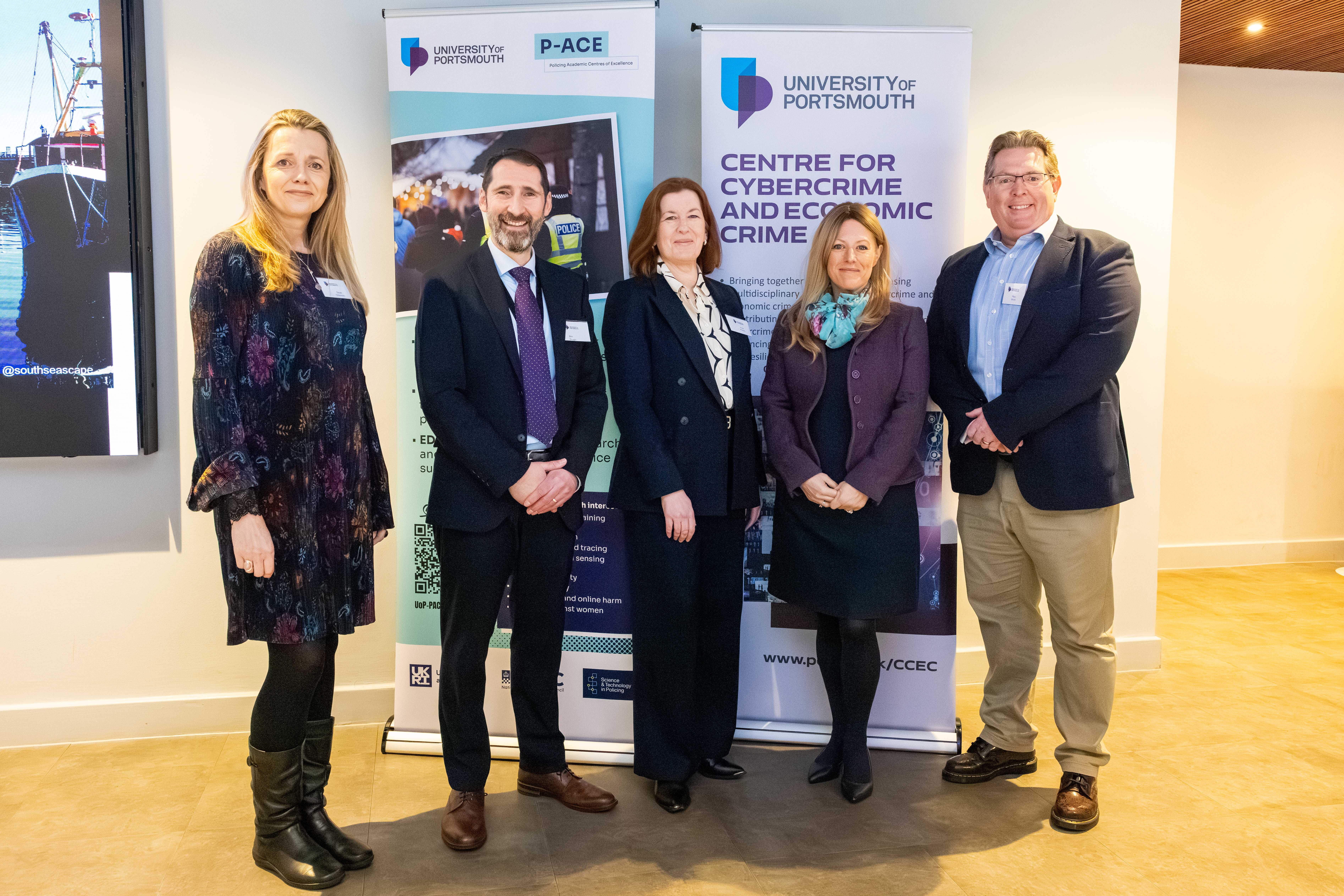 Group photo of the leads from the policing futures forum