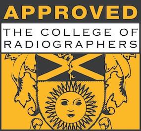 College of radiographers approved course logo
