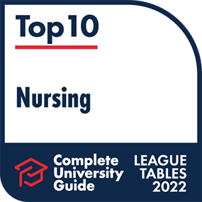 Complete University Guide Top 10 Nursing 2022