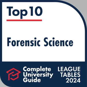 Complete University Guide Top 10 Forensic Science 2024