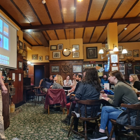 Pint of Science event at Barley Mow Pub in Southsea