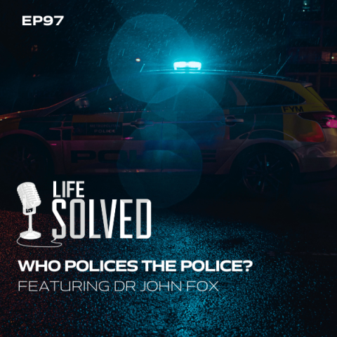 Who polices the police? - Life Solved logo with introduction title