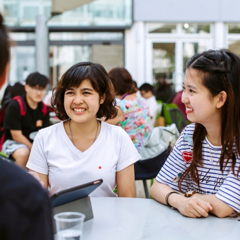 2 international students