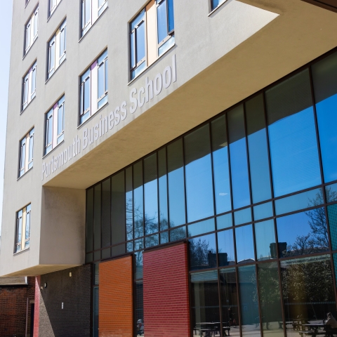 A collection of photos around the campus, Gunwharf Quays and Southsea in Spring 2026