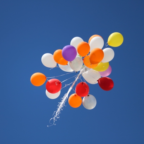 Balloons in the sky - Photo by Ankush Minda on Unsplash