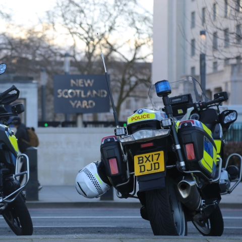 unsplash police bike image