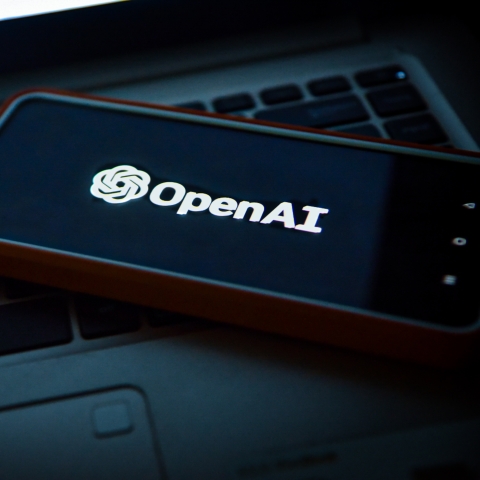 Picture of phone with OpenAI logo - Photo by Levart_Photographer on Unsplash