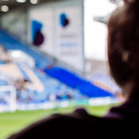 Sport and Exercise Psychology student in Portsmouth FC grounds