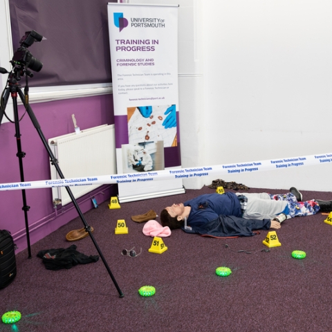 Forensic and Criminology exhibitions - Open Day 2023
