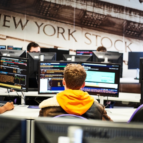 Student monitoring data on Bloomberg suite software
