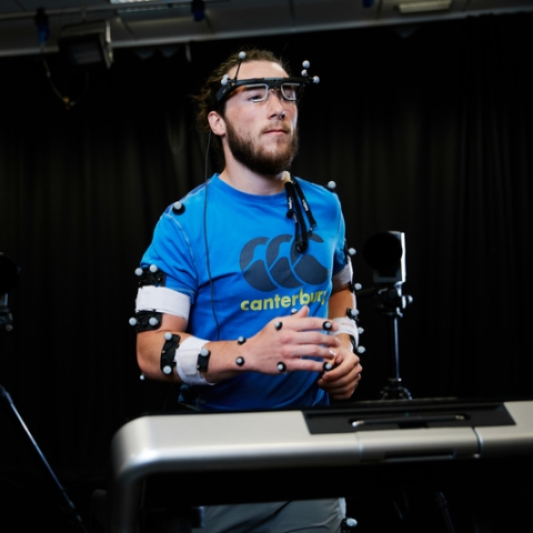 VR treadmill experience