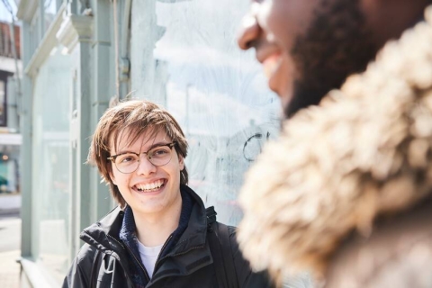 A person smiling