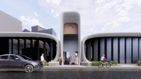 front entrance of CELAB