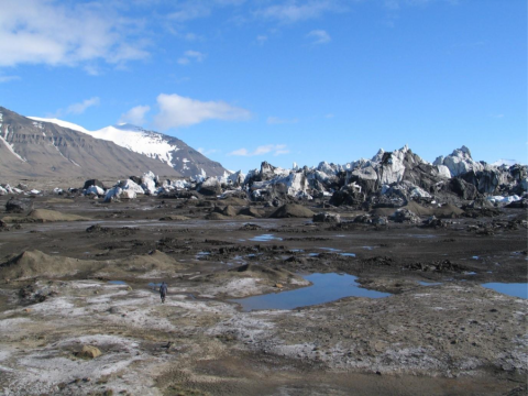 Nathorstbreen, a glacier in Svalbard
