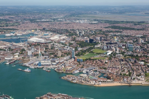 Aerial photo of Portsmouth