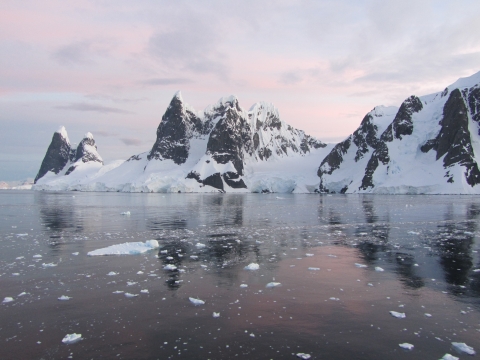 View in Antarctica taken by Dr Clare Boston