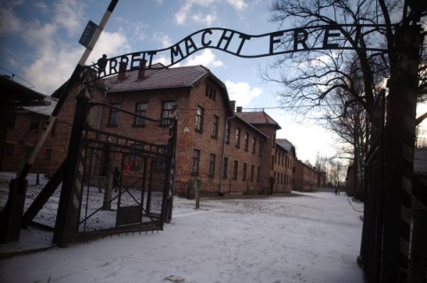 Picture of Auschwitz gates