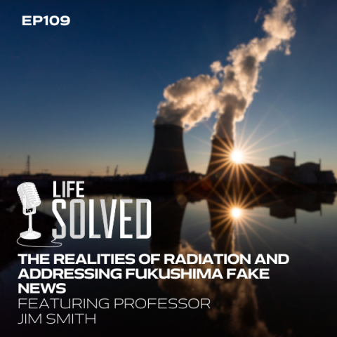 Nuclear Power Plant with Life Solved logo and introduction title