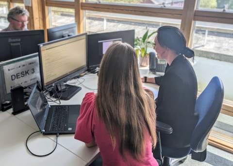 Kayleigh Penhal and Becky Miles