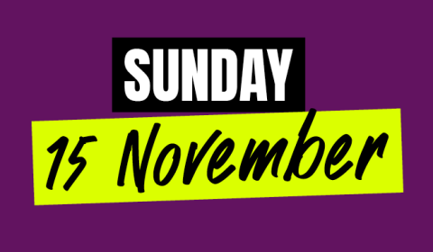 Sunday 15 November
