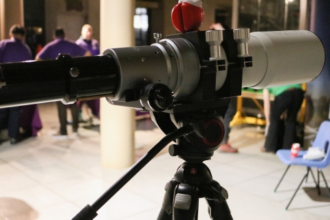 Telescope from Pompey stargazing event