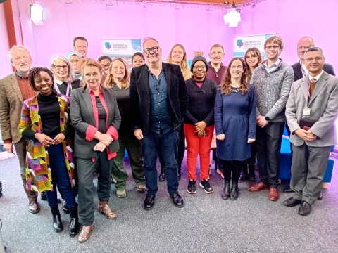 Group photo of Revolution Plastics Institute staff