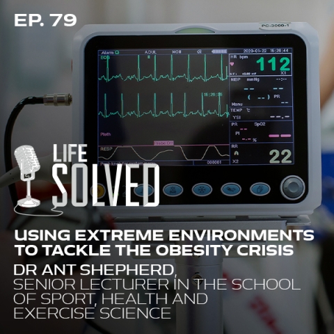 Using Extreme Environments To Tackle The Obesity Crisis Logo with introduction title