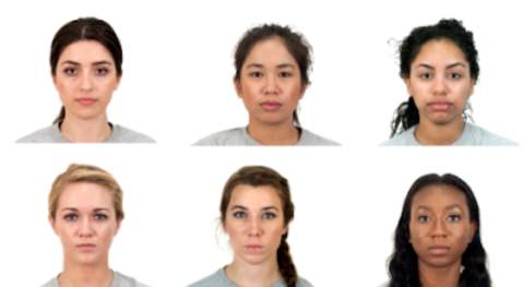 images of women's faces used as part of a study into the beer googles effect