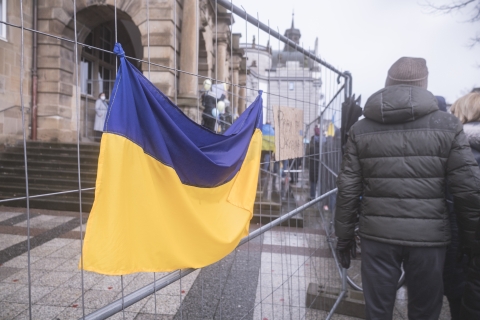 Ukrainian flag - Photo by noah eleazar on Unsplash