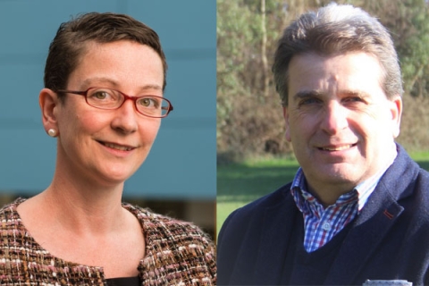 image of two staff members