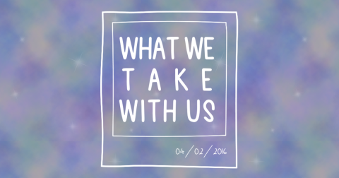 What we take with us game logo