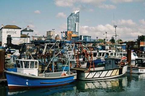 fishing boat in southsea harbour