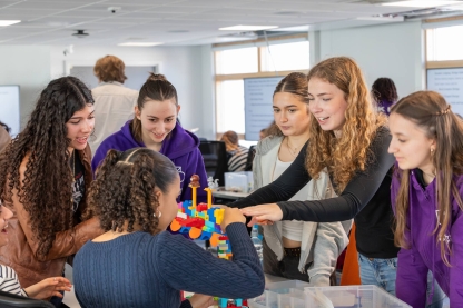 Women In STEM Event building activity