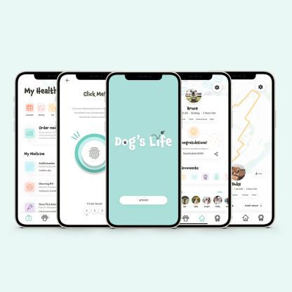 Katie Packer's design of Dogslife app