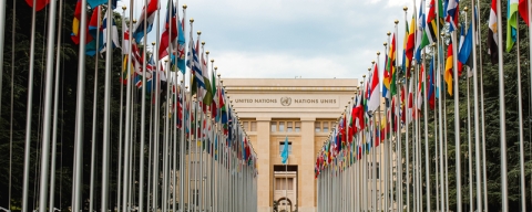 The headquarters of the United Nations