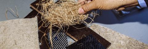 Flax used as alternative manufacturing material