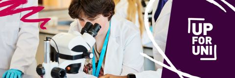 Student at a Discovery Day