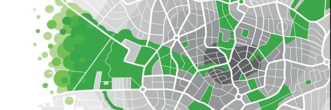 Urban road map featuring Green Wedge areas