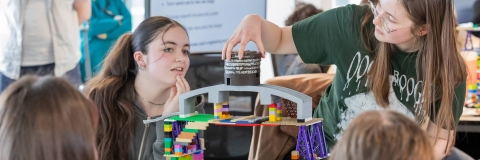 Women In STEM Event building activity