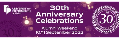 30th Anniversary Celebrations for Alumni banner