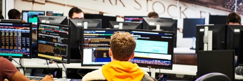 Student monitoring data on Bloomberg suite software