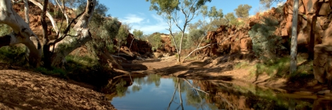 Weeli Wolli Creek, a billabong in Western Australia