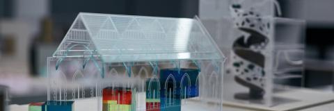 architectural model of church