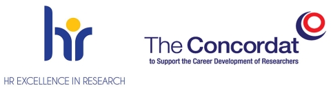 Two logos side by side: HR Excellence in Research and The Concordat