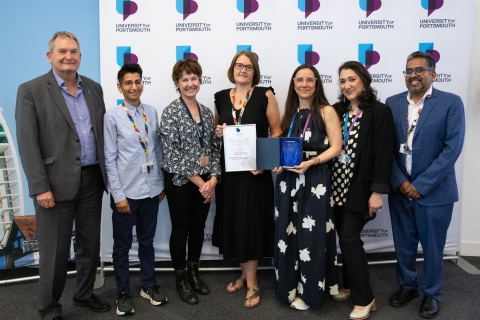 Graham Galbraith and the community oral health research team