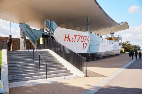 Landing Craft Tank 7074 at the D-Day Story Museum in Portsmouth